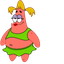 Lady Patrick Star pointer cursor