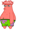 Underwater SpongeBob pointer cursor