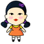 Young-Hee Doll pointer cursor