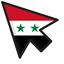 Syria Flag default cursor