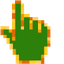 Tangerine Tree pointer cursor
