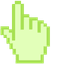 Tea Green pointer cursor