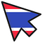 Thailand Flag default cursor