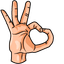 Heart Hand Meme pointer cursor