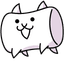 The Battle Cats Marshmallow Cat default cursor
