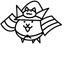 Samurai Cat Cute Cursor Pack pointer cursor