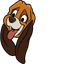 Copper Hound pointer cursor
