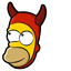 Evil Homer pointer cursor
