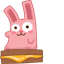 Cute Bunny pointer cursor