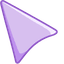 Thistle Purple default cursor