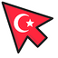 Turkey Flag default cursor