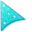 Turquoise Glitter default cursor