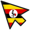 Uganda Flag default cursor
