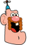 Uncle Grandpa Belly pointer cursor