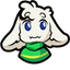 Asriel Dreemurr pointer cursor
