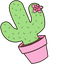 Cactus Plant pointer cursor