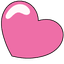 Diamond Heart pointer cursor
