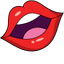 Heels Red Lipstick pointer cursor