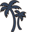 Hibiscus Palms pointer cursor