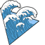 Ocean Wave Arrow default cursor