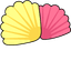 Oceanic Coral Shells pointer cursor