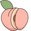 Starbucks Peach pointer cursor
