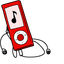 Scrunchie iPod default cursor