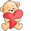 Valentine Bears pointer cursor