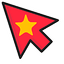 Vietnam Flag default cursor