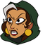 Custom Cursor Pack - Villainous Adelita Guerrero pointer cursor
