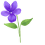 Cute Cursor Viola Delight default cursor