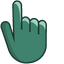 Viridian Delight pointer cursor