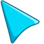Sky Blue Vibrant default cursor