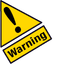Warning Caution default cursor