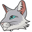Custom Cursor - Bristlefrost from Warrior Cats default cursor