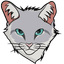 Custom Cursor - Bristlefrost from Warrior Cats pointer cursor