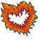 Custom Cursor Firestar and Heart default cursor