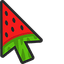 Cute Watermelon Cursor Pack default cursor