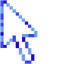 Minimal Blue Delight default cursor