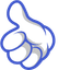 Cartoon Hand pointer cursor
