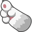 White Cat Paws default cursor