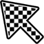White N Black default cursor