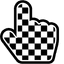 White N Black pointer cursor