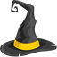 Witch Broom & Hat pointer cursor