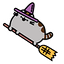 Witch Pusheen default cursor
