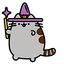 Witch Pusheen pointer cursor