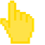 Yellow Mustard pointer cursor