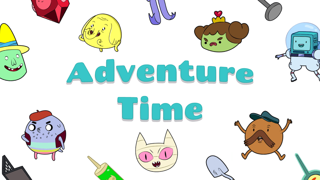 Adventure Time custom cursor collection preview