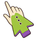 Alien pointer cursor