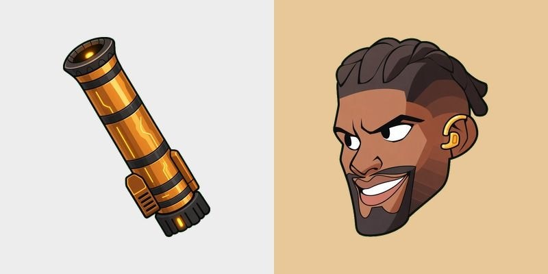 Amber Isaiah Blaster Cursor